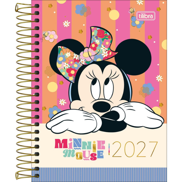 Agenda Escolar 2027 Disney Minnie Mouse Tilibra 354664 - Imagem 5