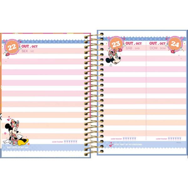 Agenda Escolar 2027 Disney Minnie Mouse Tilibra 354664 - Imagem 9