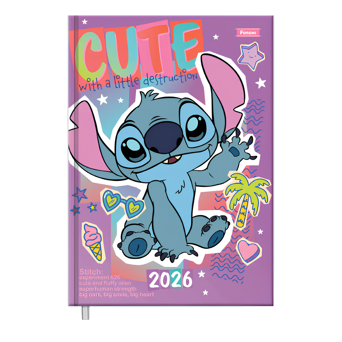 Agenda Escolar 2026 Stitch Foroni - Imagem 5