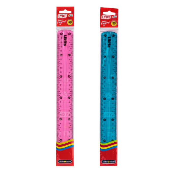 Régua 30cm Flexível Lyke