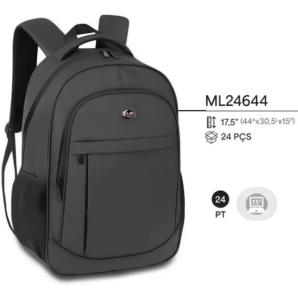 Mochila de Costas Executiva Clio ML24644 - Imagem 2