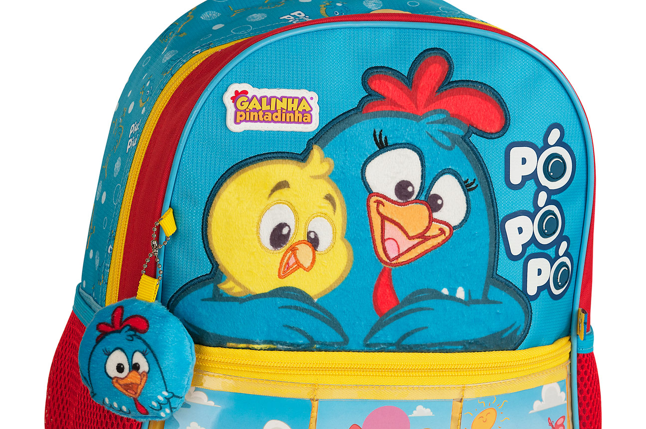 Mochila de Costas Infantil Galinha Pintadinha Clio GP25056D - Imagem 2
