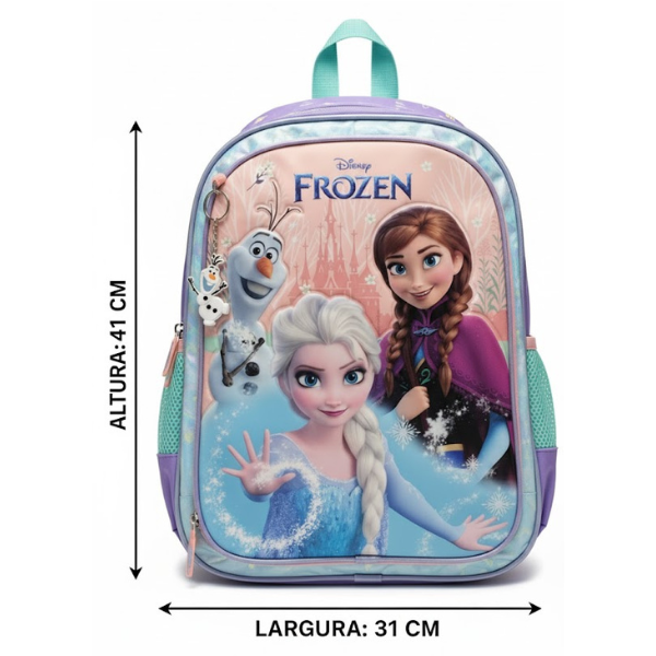Mochila de Costas Frozen Tamanho 16 Xeryus 14762 - Imagem 5
