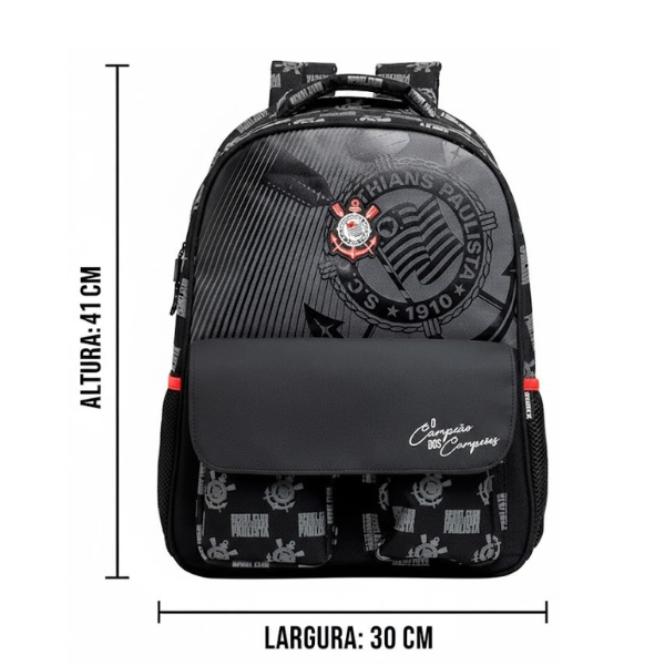 Mochila de Costas Corinthians Tamanho 16 Xeryus 16412 - Imagem 5