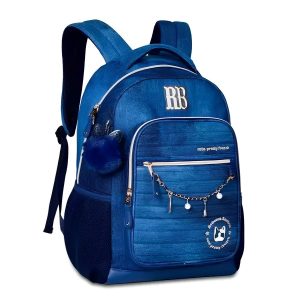 Mochila de Costas Juvenil Rebecca Bonbon Jeans Clio RB24666