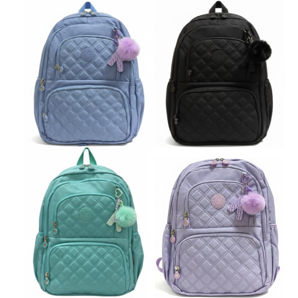 Mochila de Costas Juvenil Glitter Kika KK2608M