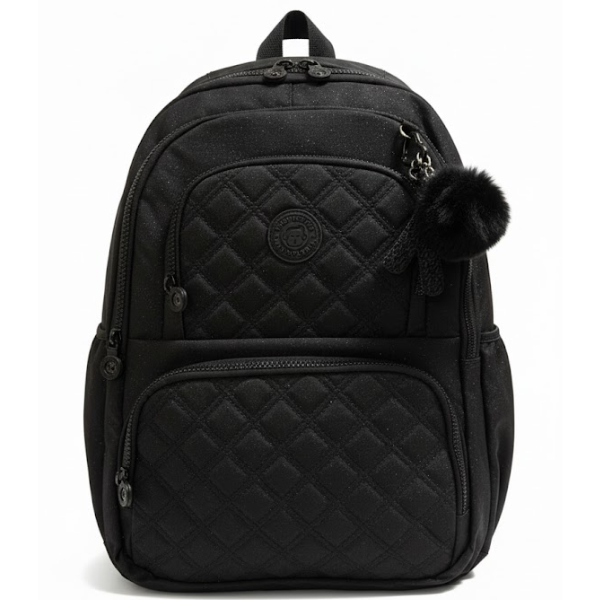 Mochila de Costas Juvenil Glitter Kika KK2608M - Imagem 5