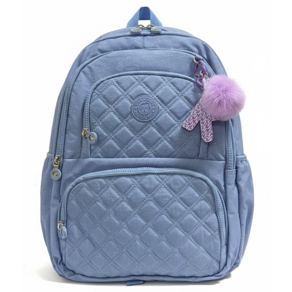 Mochila de Costas Juvenil Glitter Kika KK2608M - Imagem 4