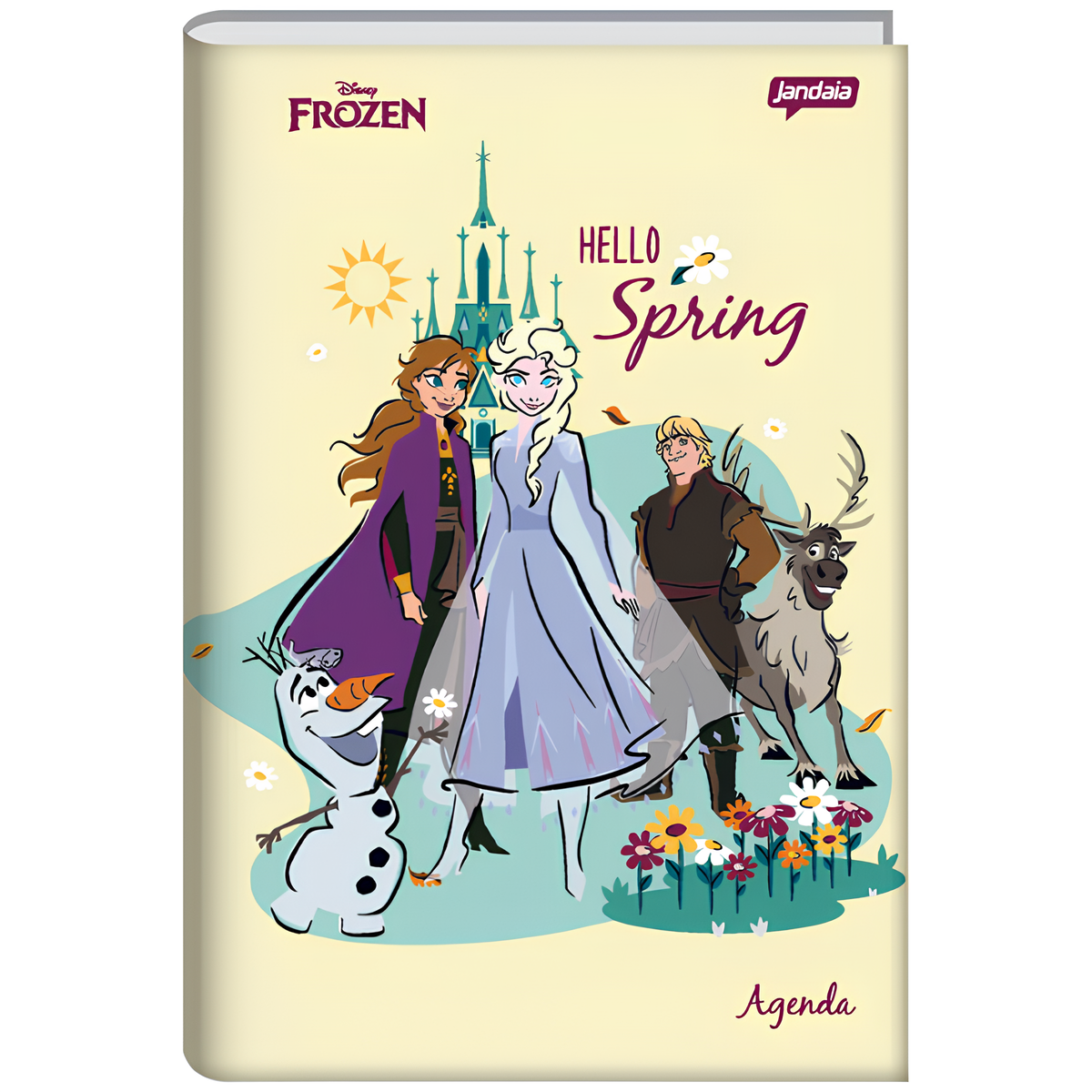 Agenda Escolar Permanente Capa Dura Frozen Jandaia 59719 - Imagem 5