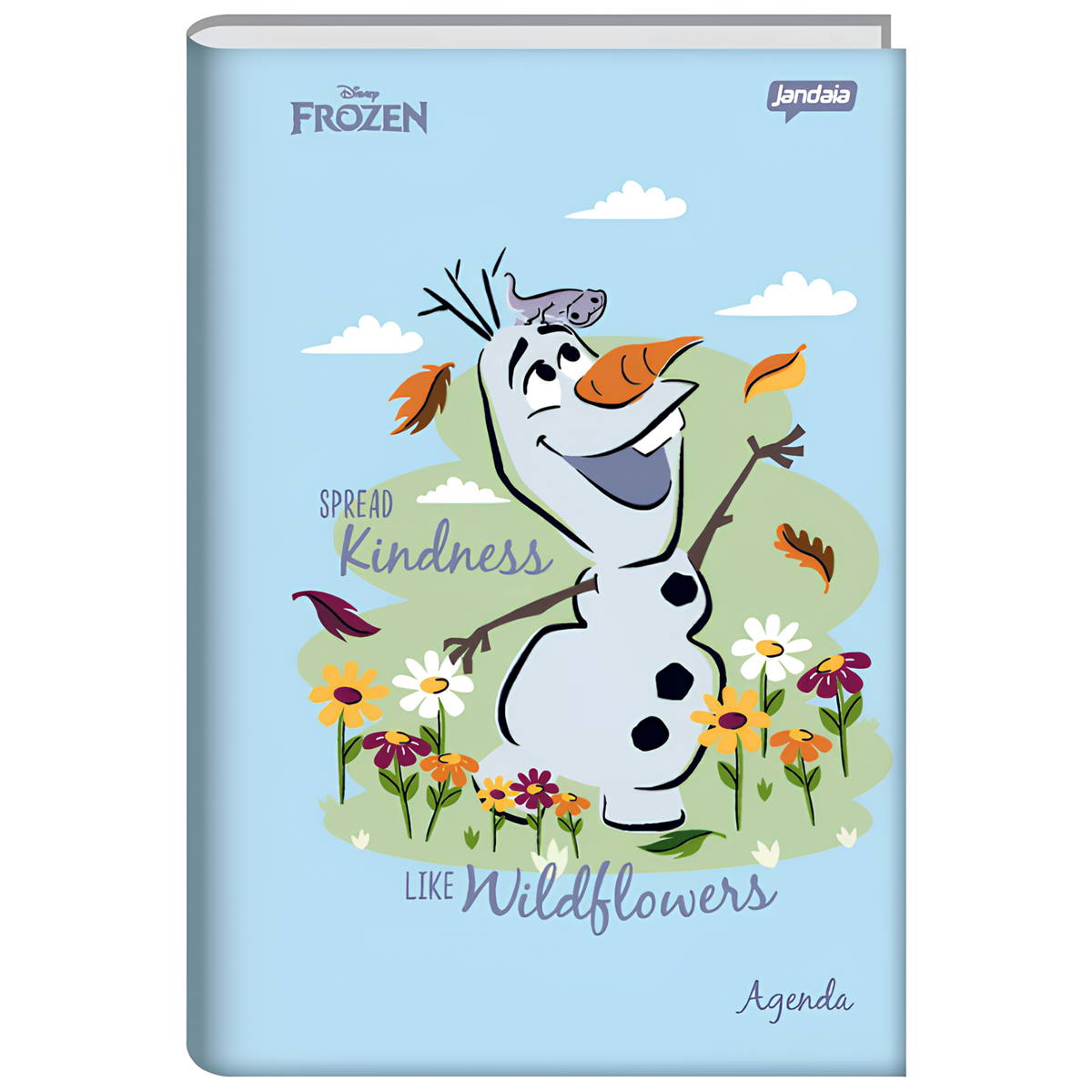 Agenda Escolar Permanente Capa Dura Frozen Jandaia 59719 - Imagem 2