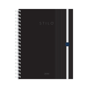 Caderno Modular 1x1 Stilo Preto Jandaia