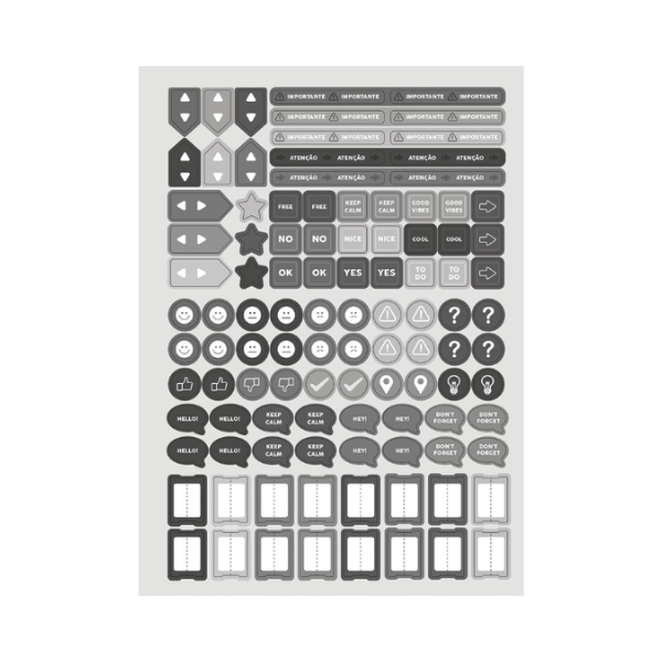 Caderno Modular 1x1 Stilo Preto Jandaia - Imagem 3