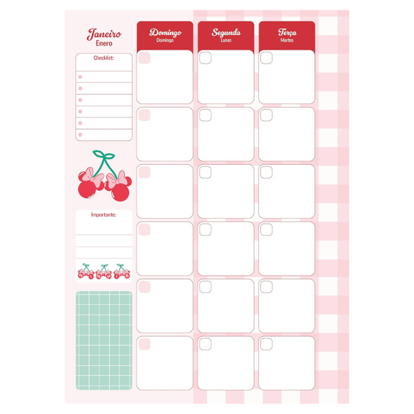 Caderno Modular College Minnie 1x1 Jandaia - Imagem 5