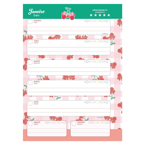 Caderno Modular College Minnie 1x1 Jandaia - Imagem 7