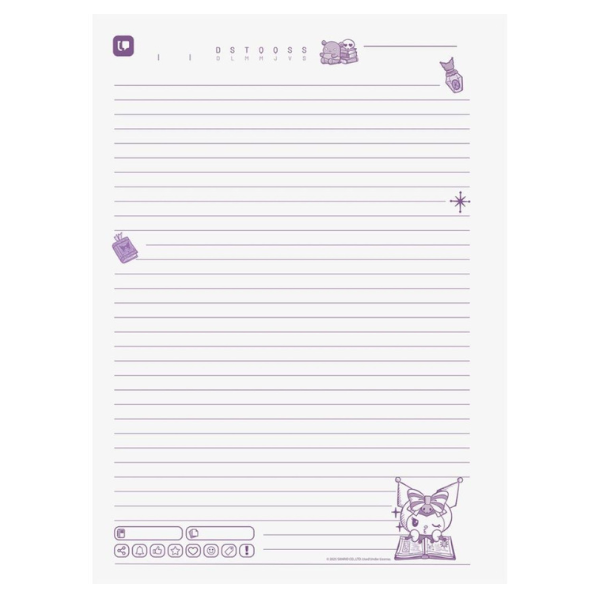 Caderno Modular 1x1 Kuromi Jandaia - Imagem 3