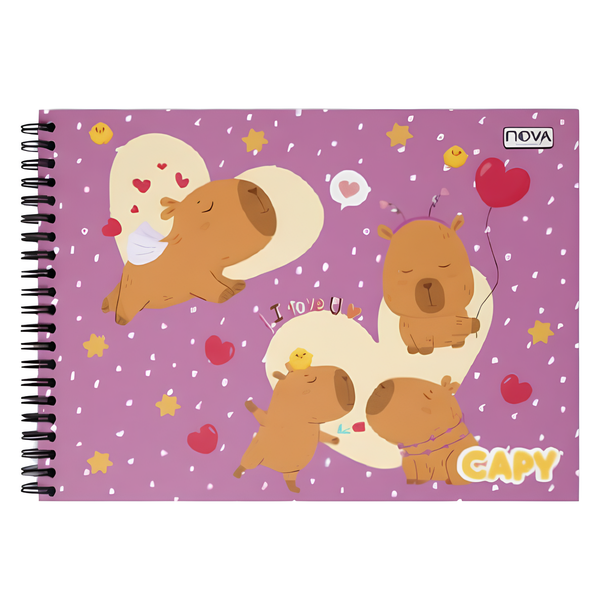 Caderno de Desenho Capy / Capivara Nova Cadernos 924948 - Imagem 5