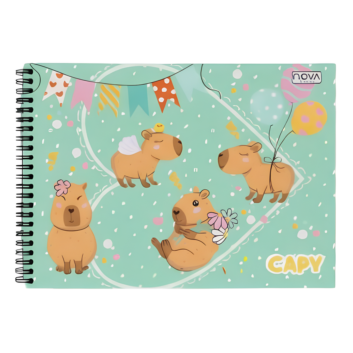 Caderno de Desenho Capy / Capivara Nova Cadernos 924948 - Imagem 2