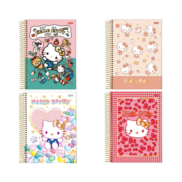 Caderno Hello Kitty 10x1 Jandaia