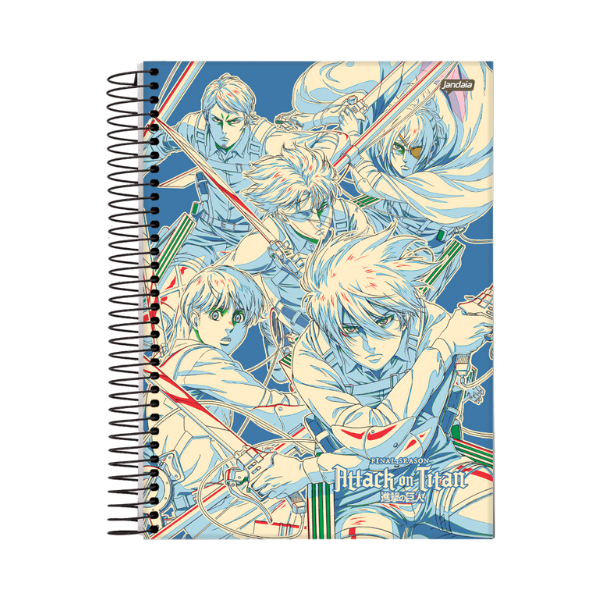 Caderno 10x1 Attack on Titan Jandaia - Imagem 3