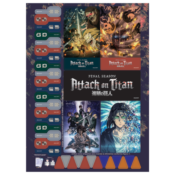 Caderno 10x1 Attack on Titan Jandaia - Imagem 6