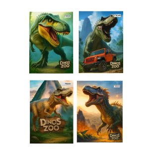 Caderno Brochurão Dinos Zoo Nova Cadernos 909686