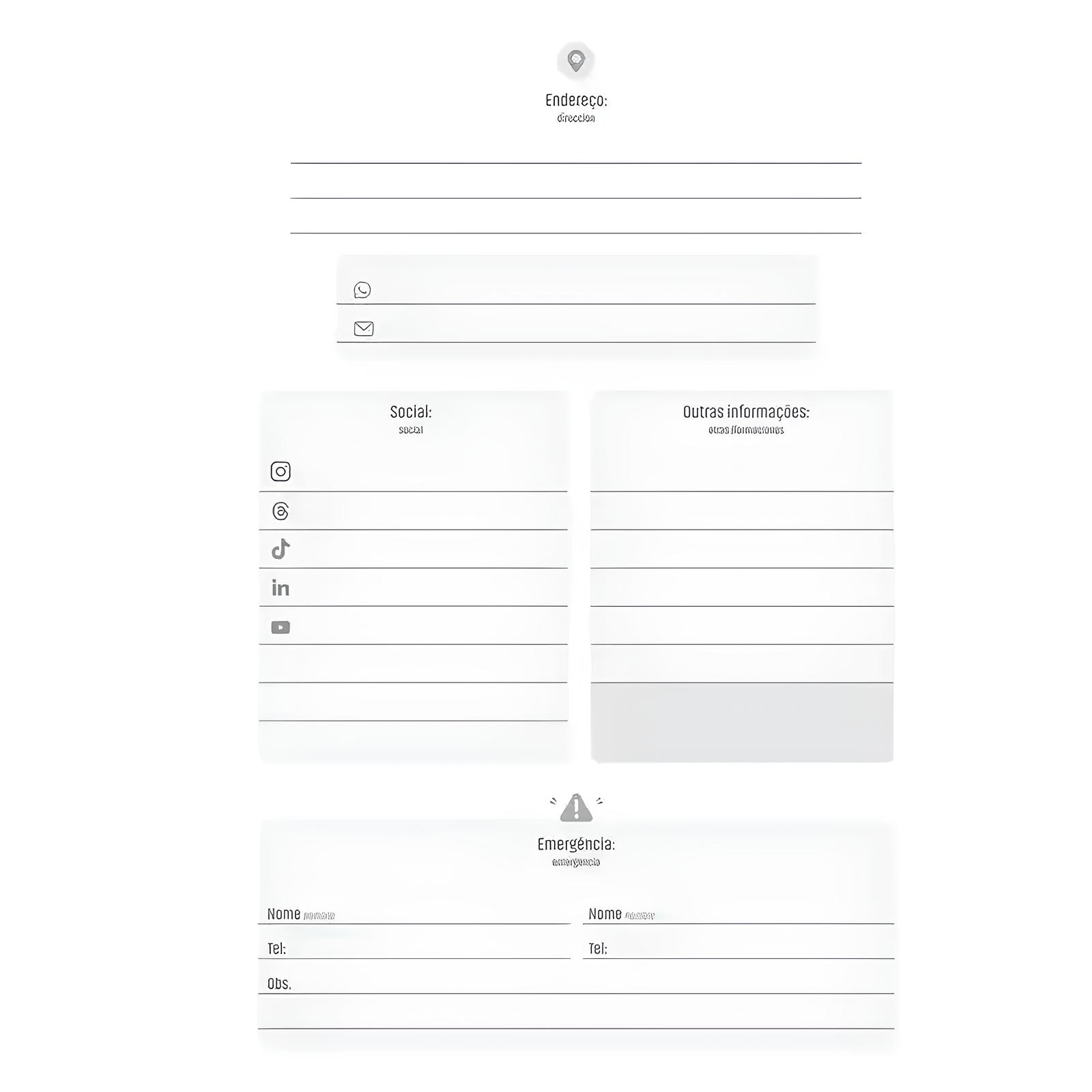 Agenda Planner 2026 Stilo (com adesivo) Jandaia - Imagem 3