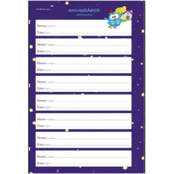 Agenda Escolar Permanente Galinha Pintadinha Jandaia - Imagem 3