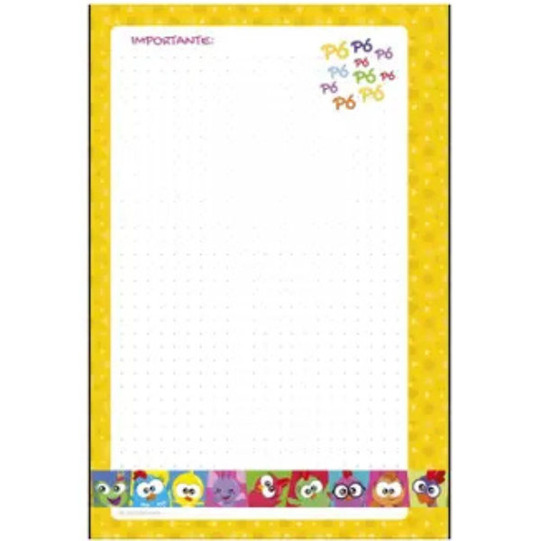 Agenda Escolar Permanente Galinha Pintadinha Jandaia - Imagem 2