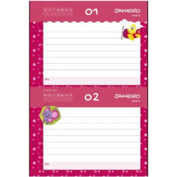 Agenda Escolar Permanente Galinha Pintadinha Jandaia - Imagem 5