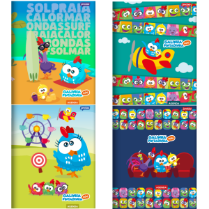 Agenda Escolar Permanente Galinha Pintadinha Jandaia