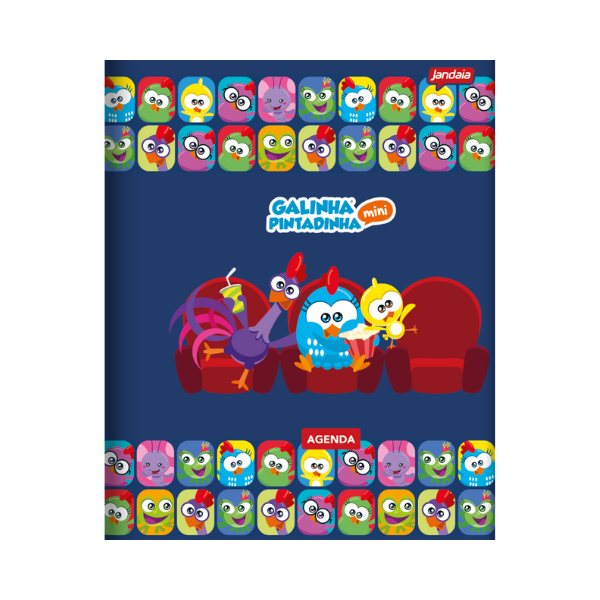 Agenda Escolar Permanente Galinha Pintadinha Jandaia - Imagem 8