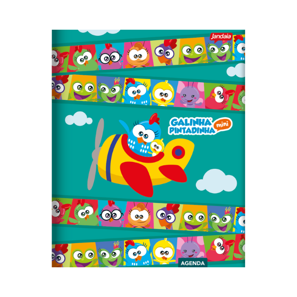 Agenda Escolar Permanente Galinha Pintadinha Jandaia - Imagem 9