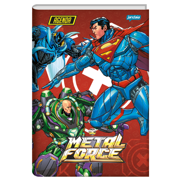 Agenda Escolar Permanente Liga da Justiça Jandaia 592225 - Imagem 5