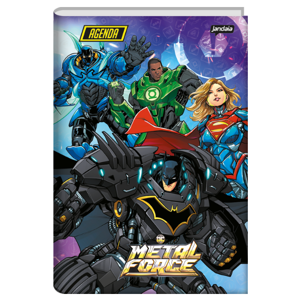 Agenda Escolar Permanente Liga da Justiça Jandaia 592225 - Imagem 3