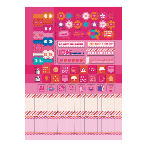 Agenda Escolar Planner Be Bold (com adesivos) Jandaia 711312 - Imagem 2