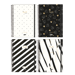 Agenda Escolar Planner The Mono Collection (com adesivos) Jandaia 729362