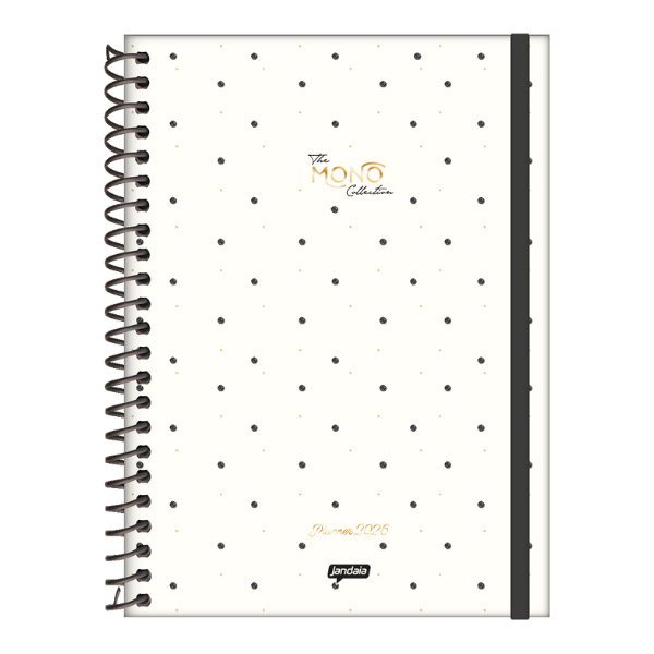 Agenda Escolar Planner The Mono Collection (com adesivos) Jandaia 729362 - Imagem 5