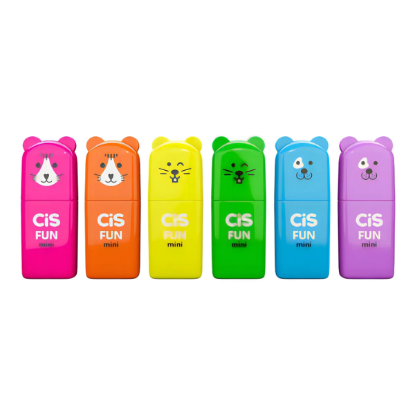 Kit Marca Textos Neon Fun Mini com 6 Cis - Imagem 2