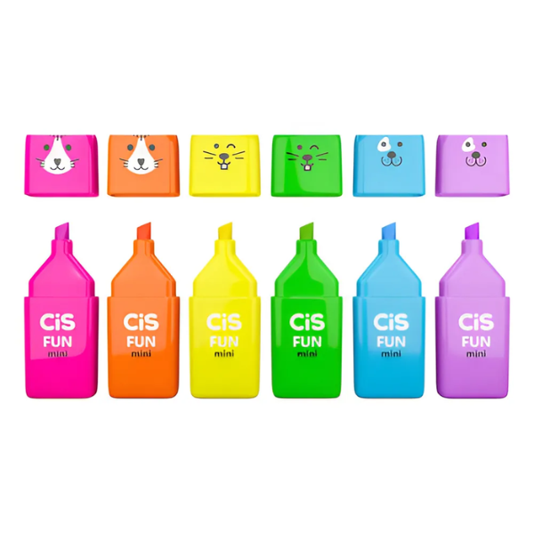 Kit Marca Textos Neon Fun Mini com 6 Cis - Imagem 3