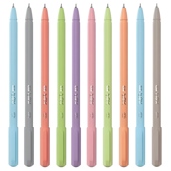 Kit 10 Cores Canetas Esferográficas Bpx Cis - Imagem 2