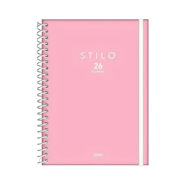 Agenda Planner 2026 Stilo (com adesivo) Jandaia - Imagem 8