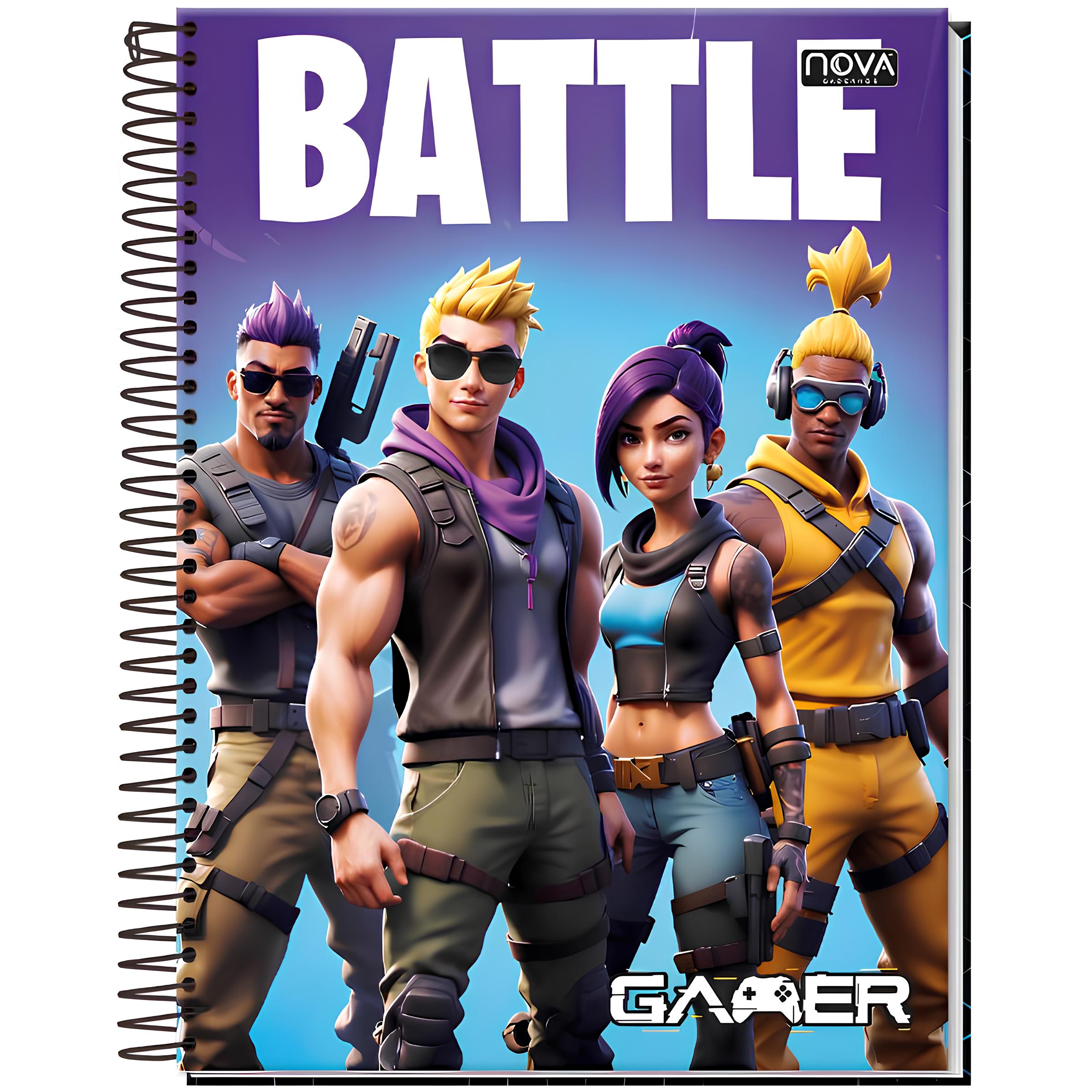Caderno 15x1 Masculino Gamer Nova Cadernos 925112 - Imagem 2