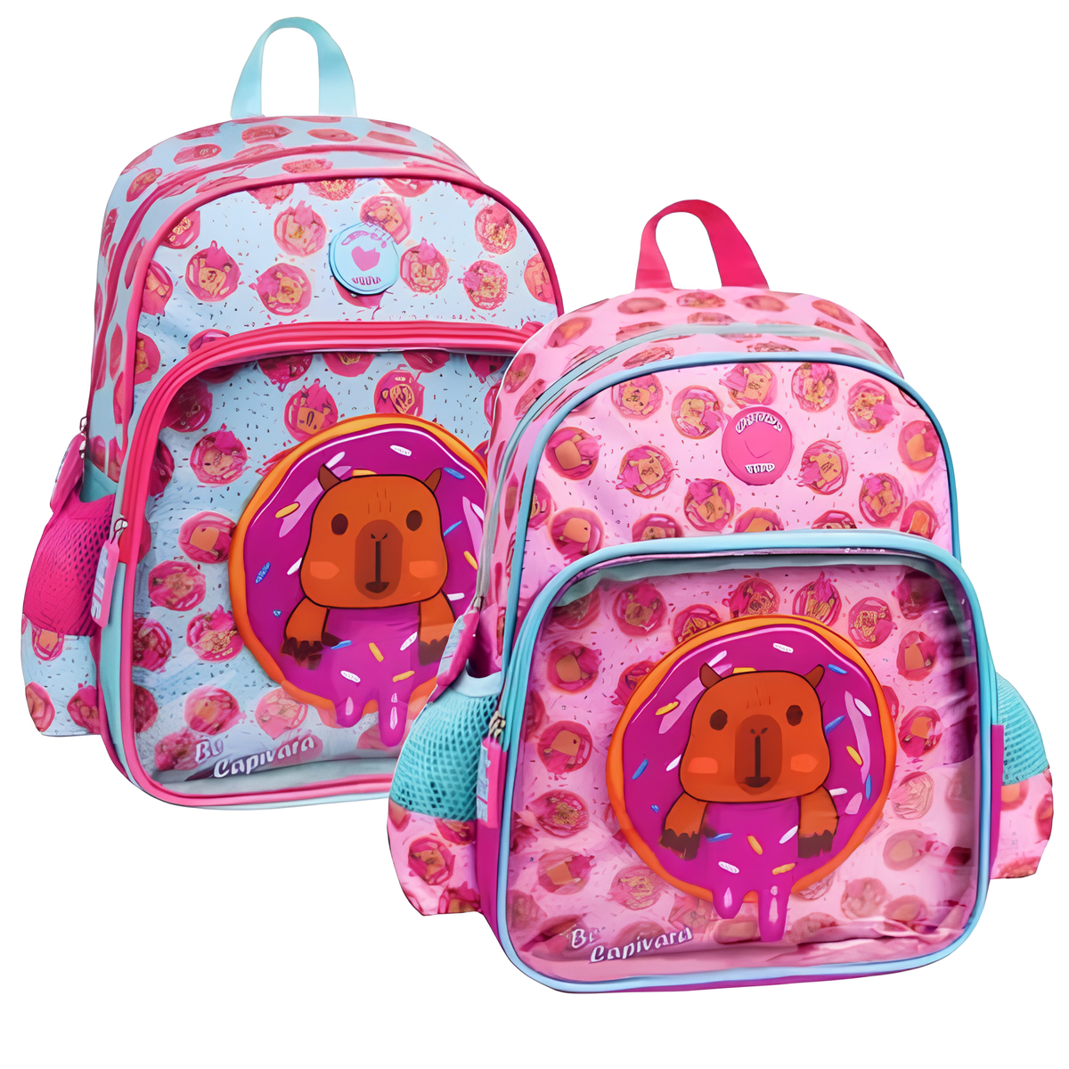 Mochila de Costas Infantil Feminina Tamanho 13 Capivara Yepp MIF5390-13