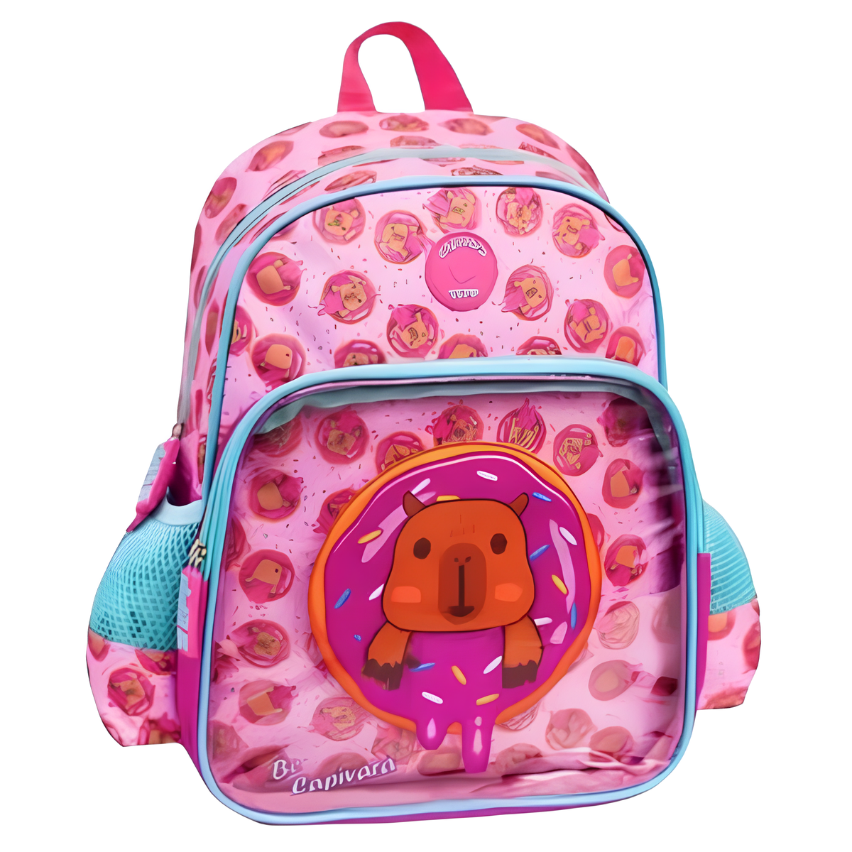 Mochila de Costas Infantil Feminina Tamanho 13 Capivara Yepp MIF5390-13 - Imagem 3