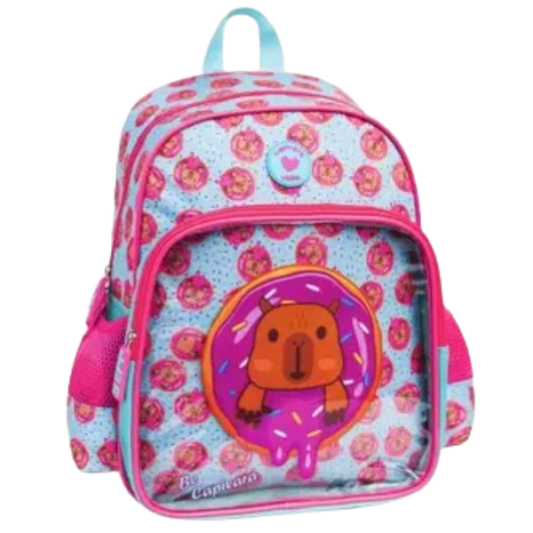 Mochila de Costas Infantil Feminina Tamanho 13 Capivara Yepp MIF5390-13 - Imagem 2