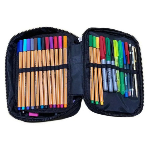 Estojo Escolar Box Juvenil Básico MB13029-P Yepp - Imagem 3