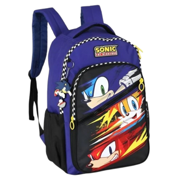 Mochila de Costa Infantil Masculino Sonic Luxcel MS4983SO - Imagem 2