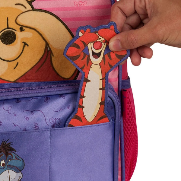 Mochila de Costas Para Passeio Infantil Feminina Winnie The Pooh Clio PO27042D - Imagem 4