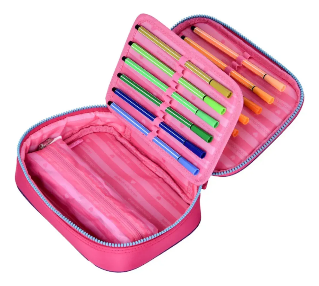 Estojo Escolar Box Rebecca Bonbon Clio RB26226 - Imagem 2
