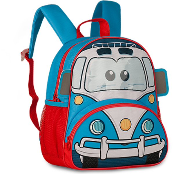 Mochila de Costas Infantil Masculina Bombeiro/Fusca Clio CP24000D - Imagem 2